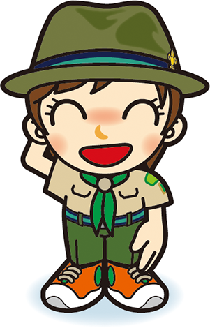 照れるボーイスカウト