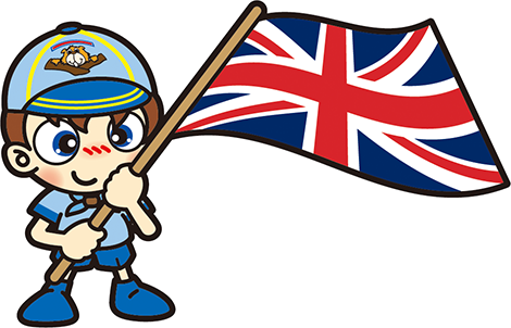 ビーバーと国旗