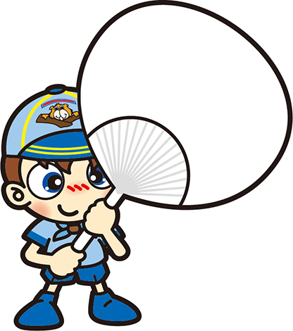 うちわとビーバー