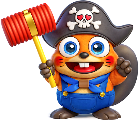 海賊ビーバー君