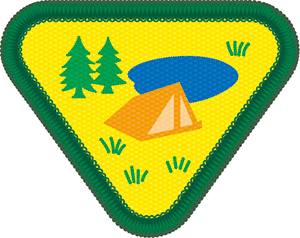チャレンジ章　キャンパー