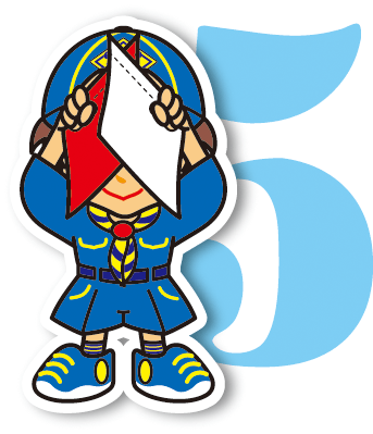 手旗信号 第5原画