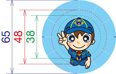 カンバッジ印刷