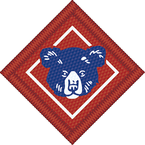 進級記章　くま